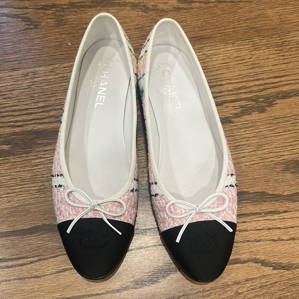 Chanel ballet flats tweed spring 24’ - Picture 3 of 4